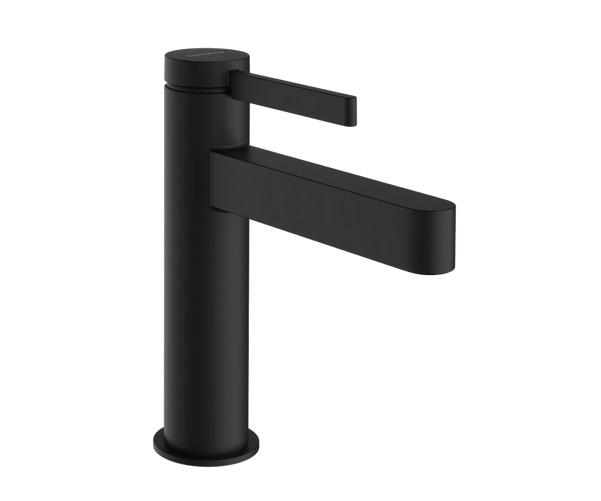 Змішувач для раковини Hansgrohe Finoris CoolStart одноважільний чорний матовий 76025670