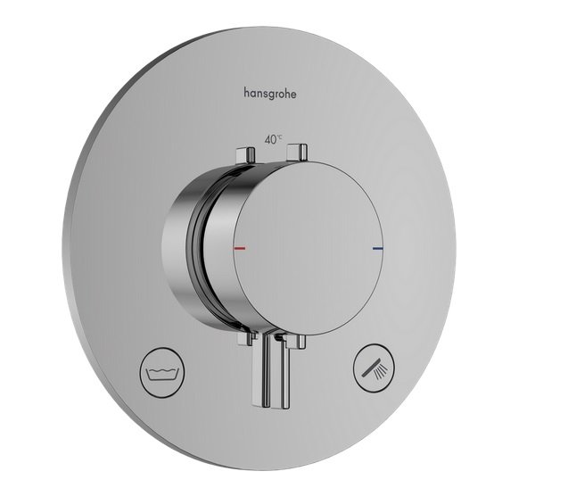 Термостат для душа скрытого монтажа Hansgrohe Ecostat Comfort S 2 потребителя хром 33718000