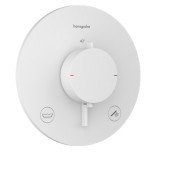 Термостат для душа скрытого монтажа Hansgrohe Ecostat Comfort S 2 потребителя белый матовый 33718700