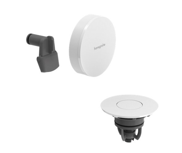 Зовнішня частина для зливу-переливу з наповненням для ванни Hansgrohe Exafill білий матовий 58119700