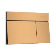 Кнопка змиву для унітазу Hansgrohe iFrame Element E подвійний змив метал бронза шліфована 66003140