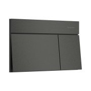 Кнопка змиву для унітазу Hansgrohe iFrame Element E подвійний змив метал чорний хром шліфований 66003340