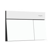 Кнопка змиву для унітазу Hansgrohe iFrame Element E подвійний змив метал білий матовий 66003700