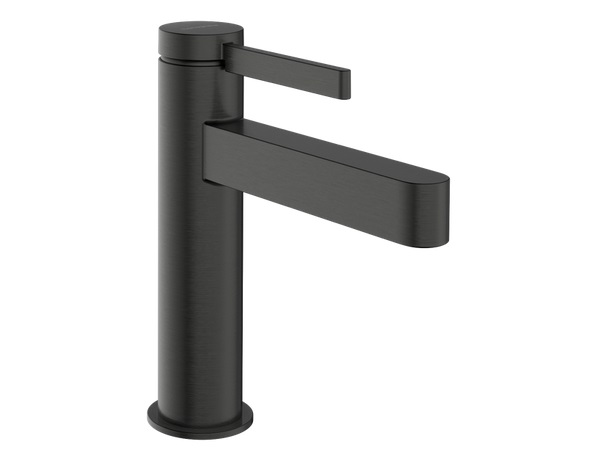 Змішувач для раковини Hansgrohe Finoris CoolStart одноважільний чорний матовий хром 76025340