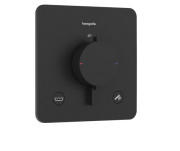 Термостат для душа скрытого монтажа Hansgrohe Ecostat Comfort Q 2 потребителя черный матовый 33717670