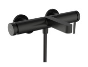 Смеситель для ванной Hansgrohe Finoris однорычажный черный матовый хром 76420340