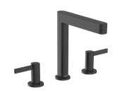 Смеситель для раковины Hansgrohe Finoris на 3 отверстия черный матовый хром 76034340
