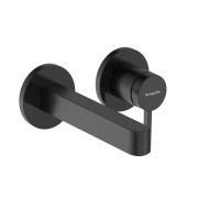 Смеситель для раковины Hansgrohe Finoris настенный черный матовый хром 76051340