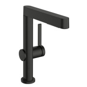 Смеситель для раковины Hansgrohe Finoris с выдвижной лейкой черный матовый хром 76063340