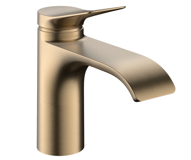 Змішувач для раковини Hansgrohe Vivenis CoolStart одноважільний бронза матова 75014140