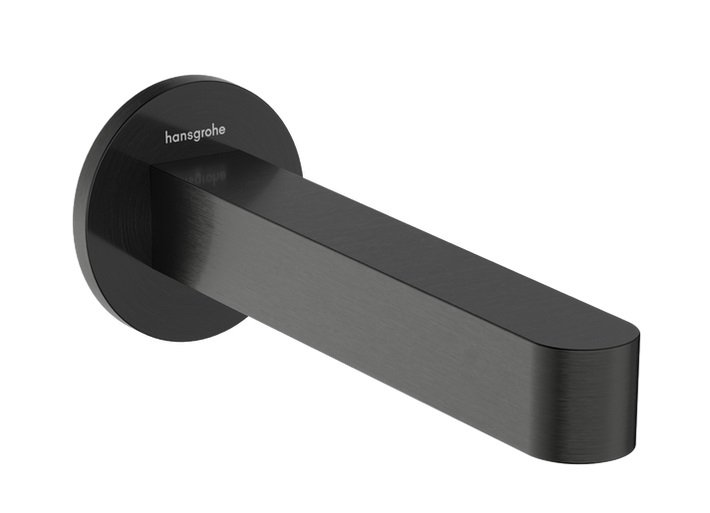 Вилив для змішувача у ванній Hansgrohe Finoris 17,4 см чорний матовий хром 76410340