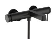 Смеситель для ванной Hansgrohe Finoris однорычажный черный матовый хром 76420340