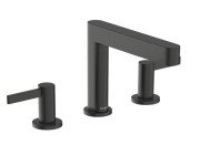 Смеситель для раковины Hansgrohe Finoris на 3 отверстия черный матовый хром 76033340