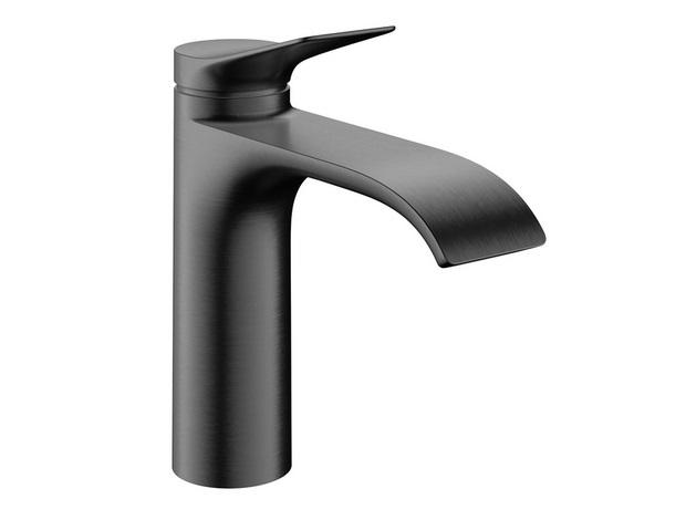 Смеситель для раковины Hansgrohe Vivenis CoolStart однорычажный черный матовый хром 75023340