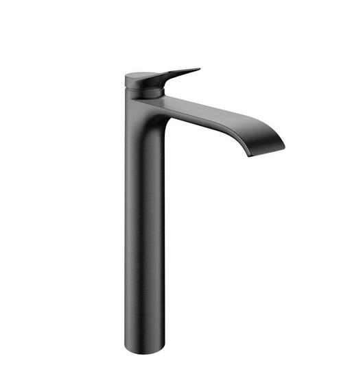 Смеситель для раковины Hansgrohe Vivenis CoolStart однорычажный черный матовый хром 75045340
