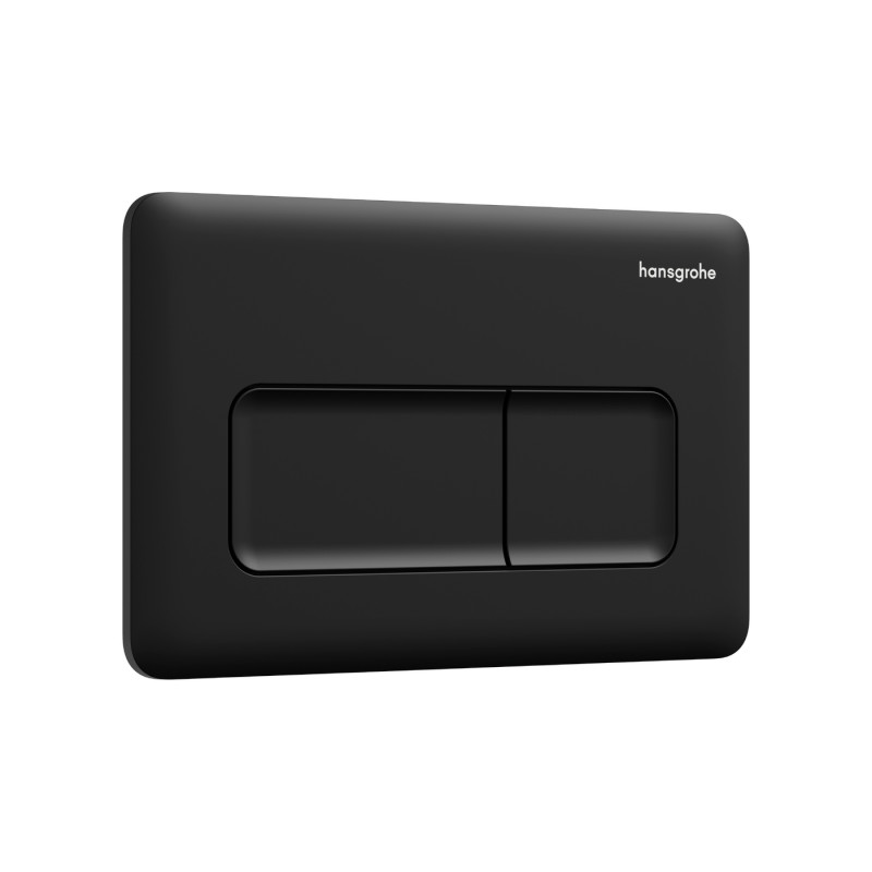 Кнопка змиву для унітазу Hansgrohe iFrame Original Q подвійний змив пластик чорний матовий 66001670