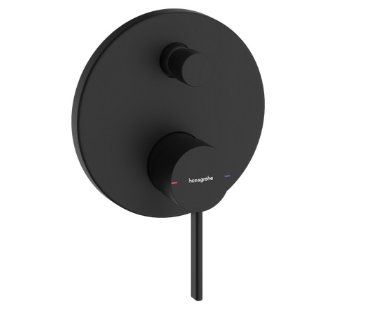 Змішувач для душу Hansgrohe Zesis S із вбудованою захисною комбінацією EN1717 матовий чорний 74416670