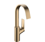 Смеситель для раковины Hansgrohe Vivenis однорычажный бронза матовая 75032140