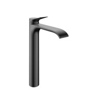 Смеситель для раковины Hansgrohe Vivenis CoolStart с донным клапаном черный матовый хром 75044340