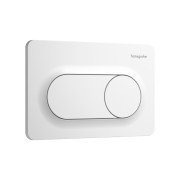 Кнопка змиву для унітазу Hansgrohe iFrame Original S подвійний змив пластик білий матовий 66002700