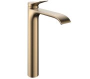 Змішувач для раковини Hansgrohe Vivenis CoolStart із донним клапаном бронза матова 75044140
