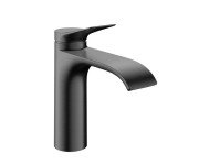 Змішувач для раковини Hansgrohe Vivenis CoolStart одноважільний чорний матовий хром 75024340