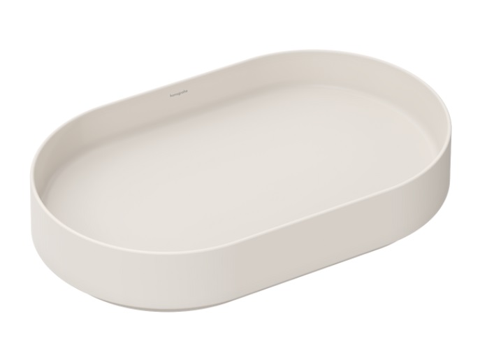 Раковина для ванної Hansgrohe Xuniva Evo U 65х40 см кераміка пісочно-бежевий матовий 60325780