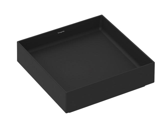 Раковина для ванной Hansgrohe Xuniva Evo E 40х40 см керамика матовый черный 60324670