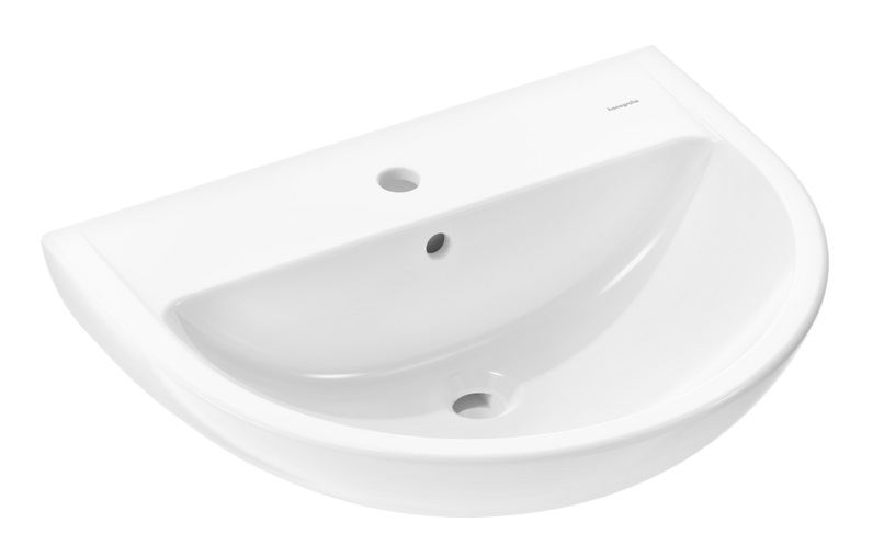 Раковина для ванної Hansgrohe GladeLake S 60х49 см кераміка білий 60102450