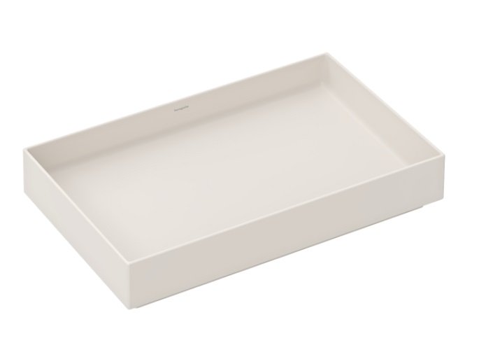 Раковина для ванной Hansgrohe Xuniva Evo E 65х40 см керамика песочно-бежевый матовый 60326780