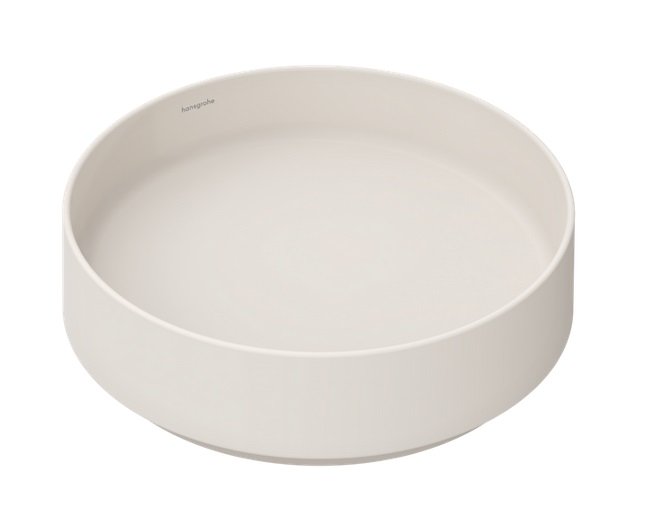 Раковина для ванной Hansgrohe Xuniva Evo S ⌀40 см керамика песочно-бежевый матовый 60323780