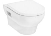 Підвісний унітаз Hansgrohe GladeLake S AquaChannel Flush 36х54 см з сидінням з кришкою кераміка білий 60309450