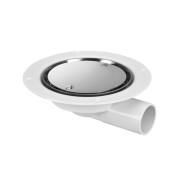 Зливний трап для душу McAlpine 50 мм із решіткою Ø120 мм нержавіюча сталь USG3SS