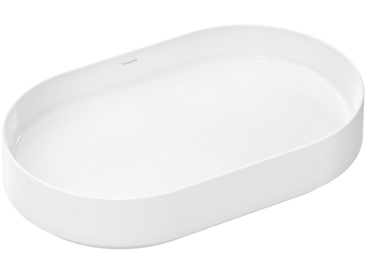 Раковина для ванної Hansgrohe Xuniva Evo U 65х40 см кераміка SmartClean HygieneEffect білий 63009450