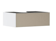 Тумба под раковину подвесная Hansgrohe Xevolos E 78х55,5 см матовый белый/узорчатая бронза 54310390