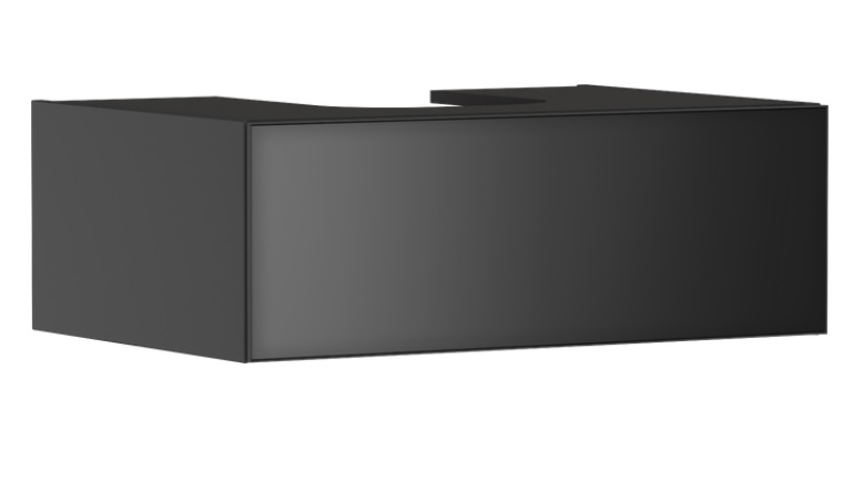 Тумба под раковину подвесная Hansgrohe Xevolos E 78х55,5 см сланцево-серый матовый/сланцево-серый 54312770