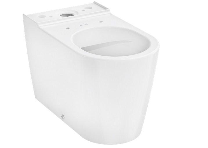 Чаша унитаза-компакта Hansgrohe EluPura S AquaFall Flush 36х64 см керамика HygieneEffect белый 62034450