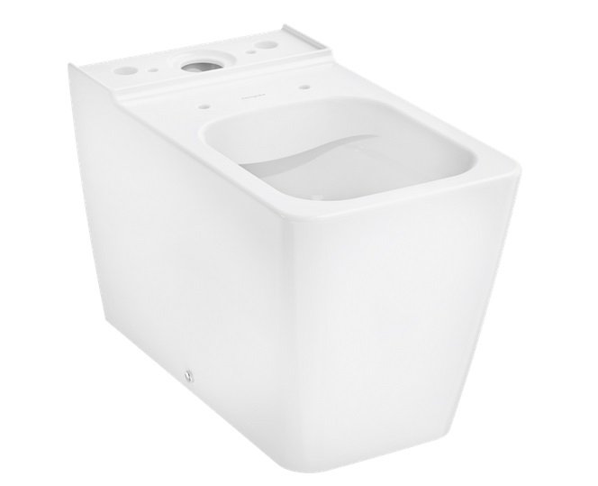 Чаша унітазу-компакту Hansgrohe EluPura Q AquaFall Flush 36х64 см кераміка HygieneEffect білий 62036450