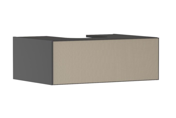 Тумба під раковину підвісна Hansgrohe Xevolos E 78х55, 5 см сланцево-сірий матовий/візерункова бронза 54312390