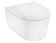 Унітаз підвісний Hansgrohe EluPura S AquaHelix Flush 36х54 см із сидінням із кришкою кераміка SmartClean білий 61186450
