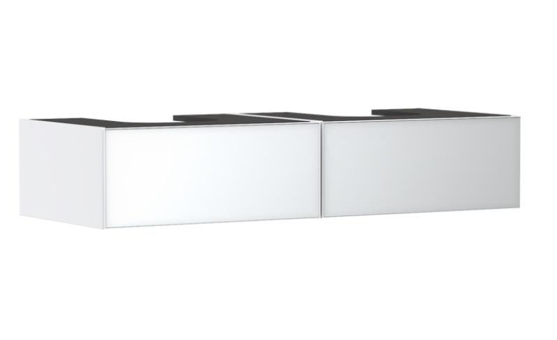 Тумба под раковину подвесная Hansgrohe Xevolos E 137х55,5 см матовый белый/белый 54316320