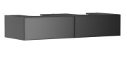 Тумба под раковину подвесная Hansgrohe Xevolos E 137х55,5 см сланцево-серый матовый/сланцево-серый 54318770