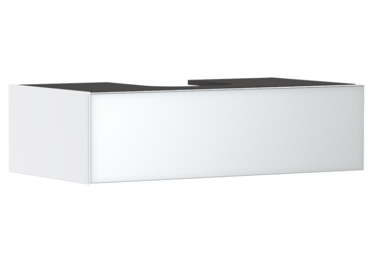 Тумба під раковину підвісна Hansgrohe Xevolos E 98х55, 5 см матовий білий/білий 54313320