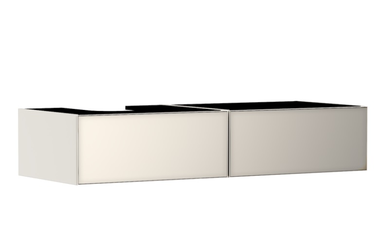 Тумба под раковину подвесная Hansgrohe Xevolos E 137х55,5 см песочно-бежевый матовый/песочно-бежевый 54320790