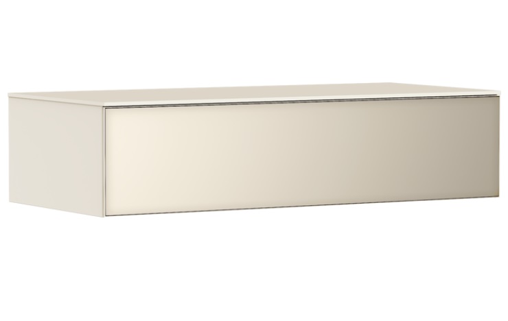 Шафка для ванної Hansgrohe Xevolos E підвісна 118х55,5 см пісочно-бежевий матовий/пісочно-бежевий 54326790