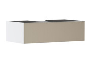 Тумба под раковину подвесная Hansgrohe Xevolos E 98х55,5 см матовый белый/узорчатая бронза 54313390