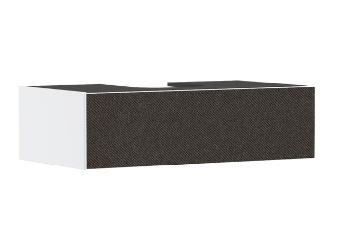 Тумба под раковину подвесная Hansgrohe Xevolos E 98х55,5 см матовый белый/текстиль темно-серый 54313660