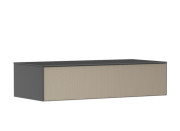 Шкафчик для ванной Hansgrohe Xevolos E подвесной 118х55,5 см сланцево-серый матовый/узорчатая бронза 54327390