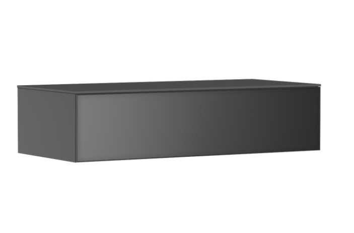 Шкафчик для ванной Hansgrohe Xevolos E подвесной 118х55,5 см сланцево-серый матовый/сланцево-серый 54327770