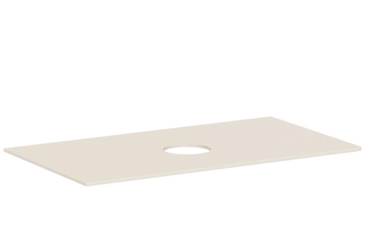 Столешница под раковину Hansgrohe Xevolos E 98х55 с вырезом по центру МДФ песочный матовый бежевый 54329780